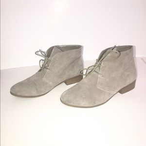 Faux Suede Tan Booties